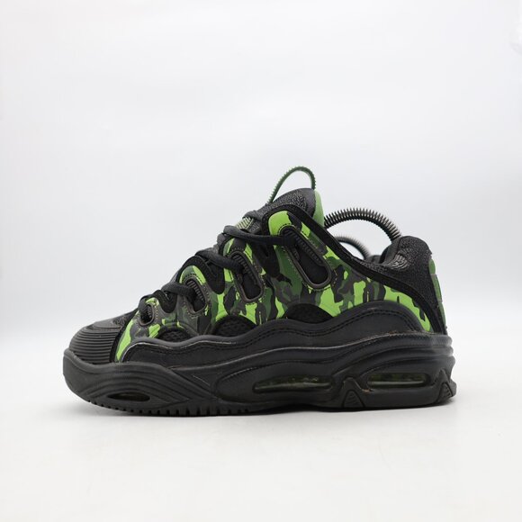 Osiris D3 Men’s Size 7 Black Green Synthetic Skate Inspired Sneaker Lace Up - Picture 4 of 9